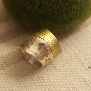 Tumbler Silpada Silver and Brass Ring